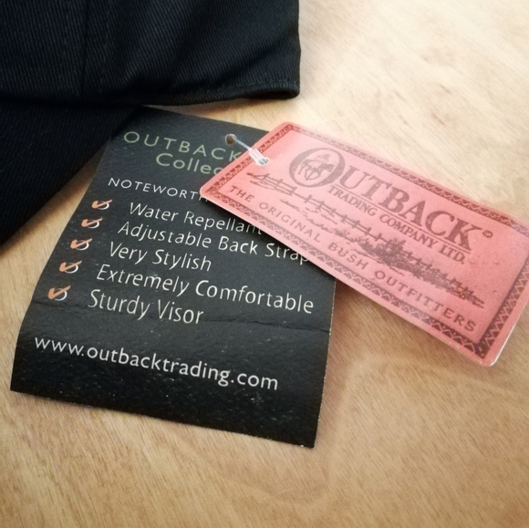 Outback Basic Black Duckbill Hat, OS-Adjustable - Picture 2 of 5